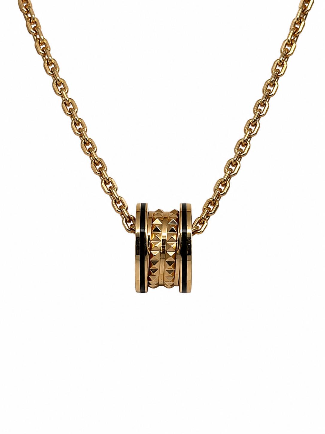 BVLGARI Pendant Necklace 18K Rose Gold 