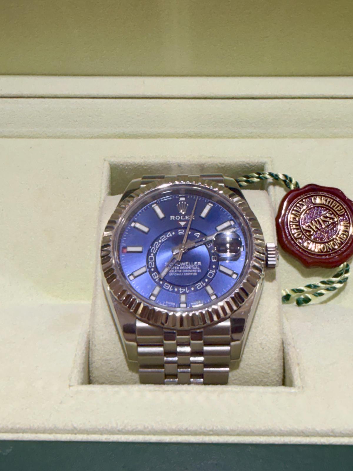 ROLEX SKY DWELLER 42MM BLUE DIAL