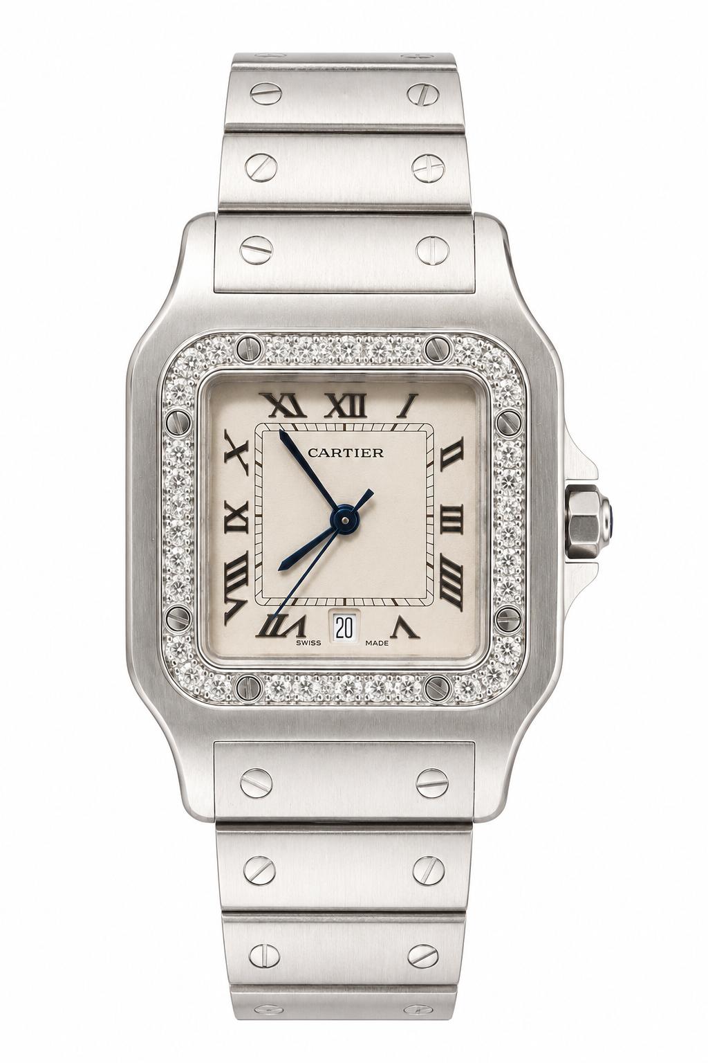 Cartier Santos Diamond Bezel SOLD