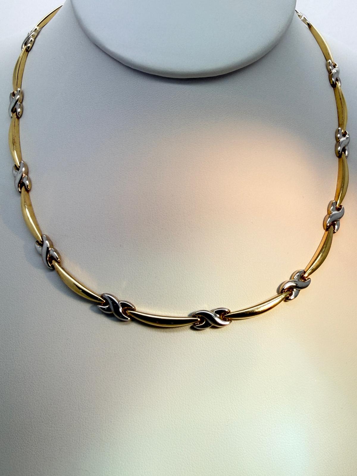 Aurafin Turkiye designer Necklace 14K Gold