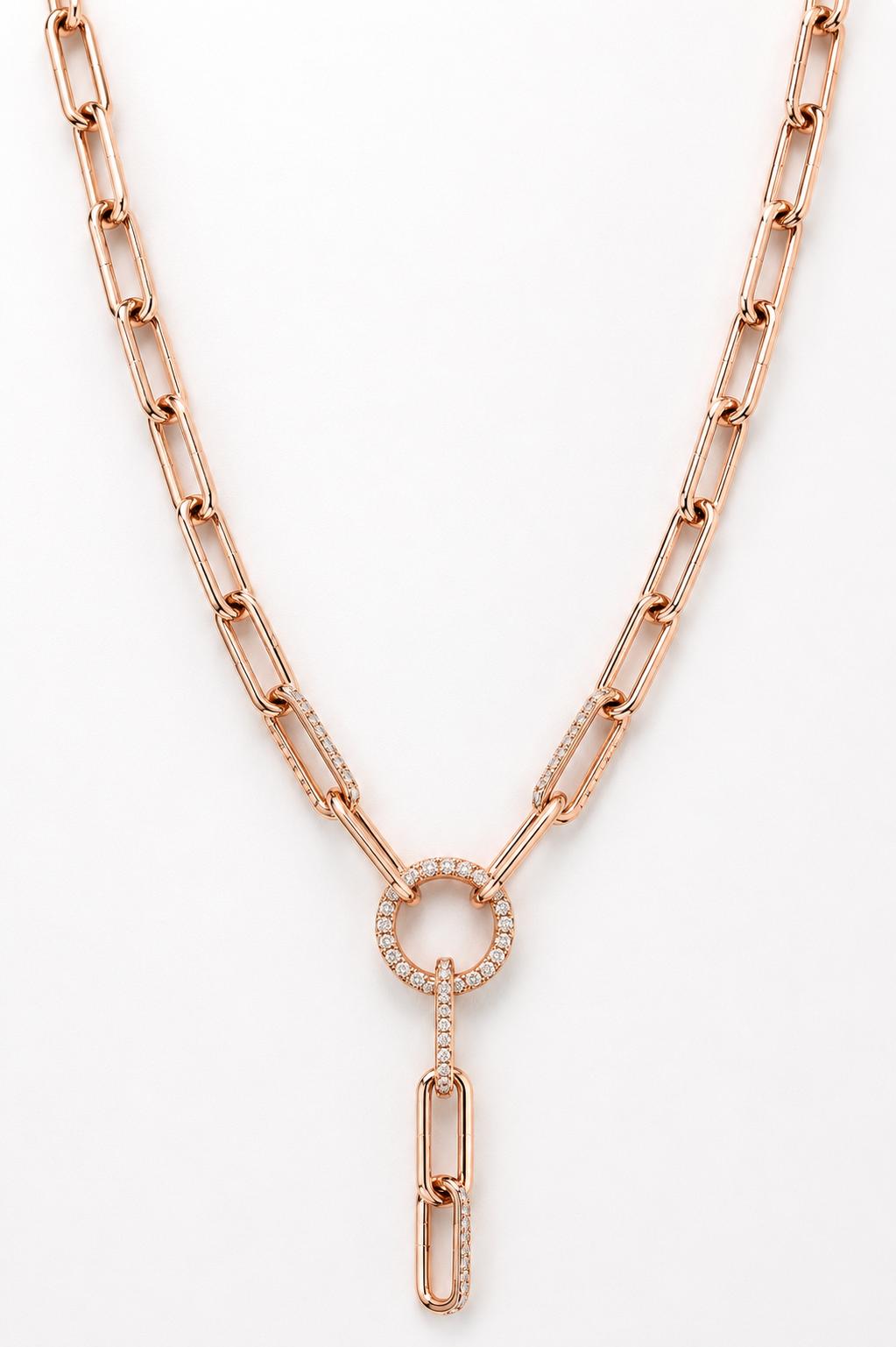 Bhindi Necklace 18K Rose Gold 