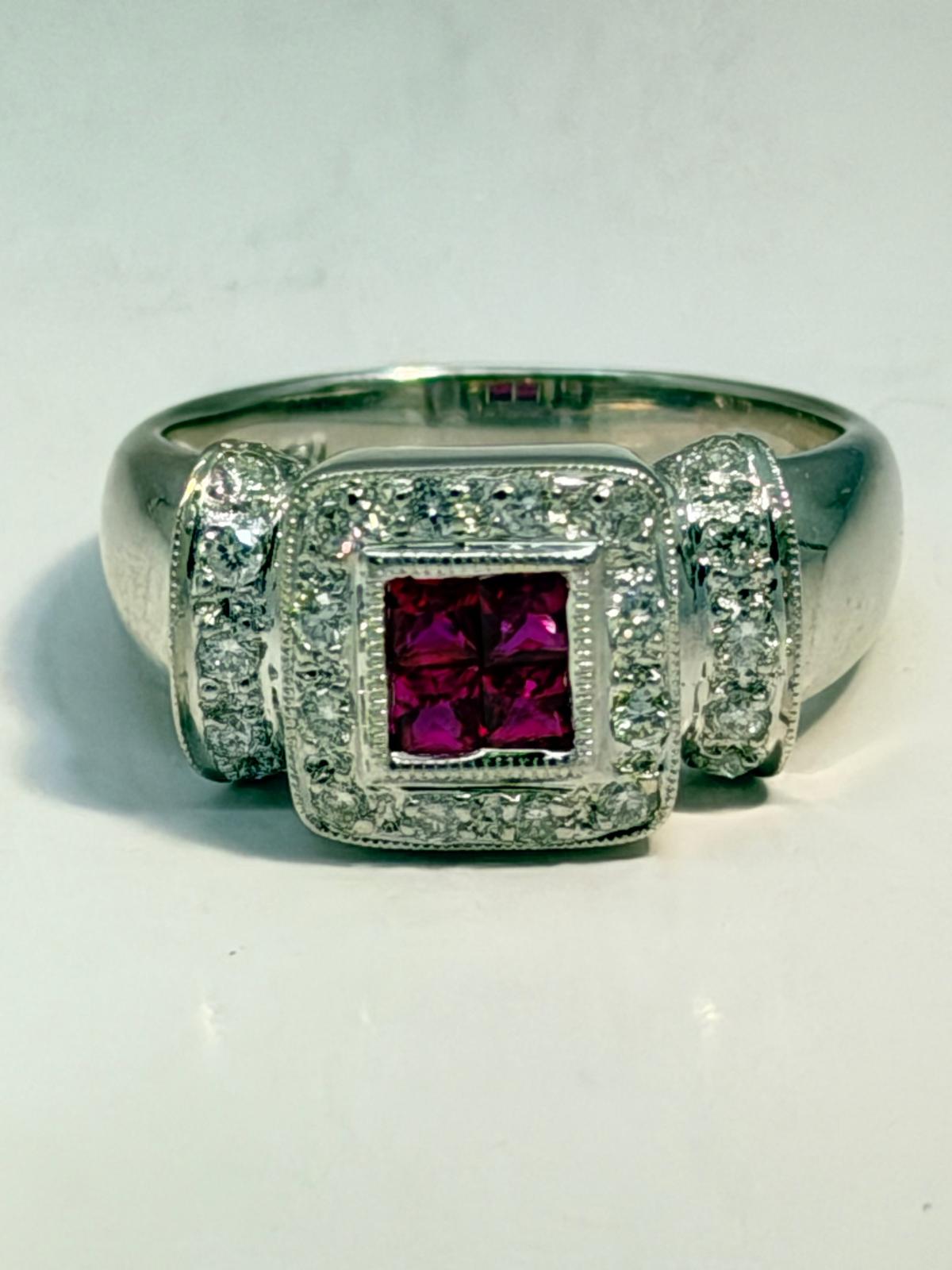 Ruby and Diamond Ring  