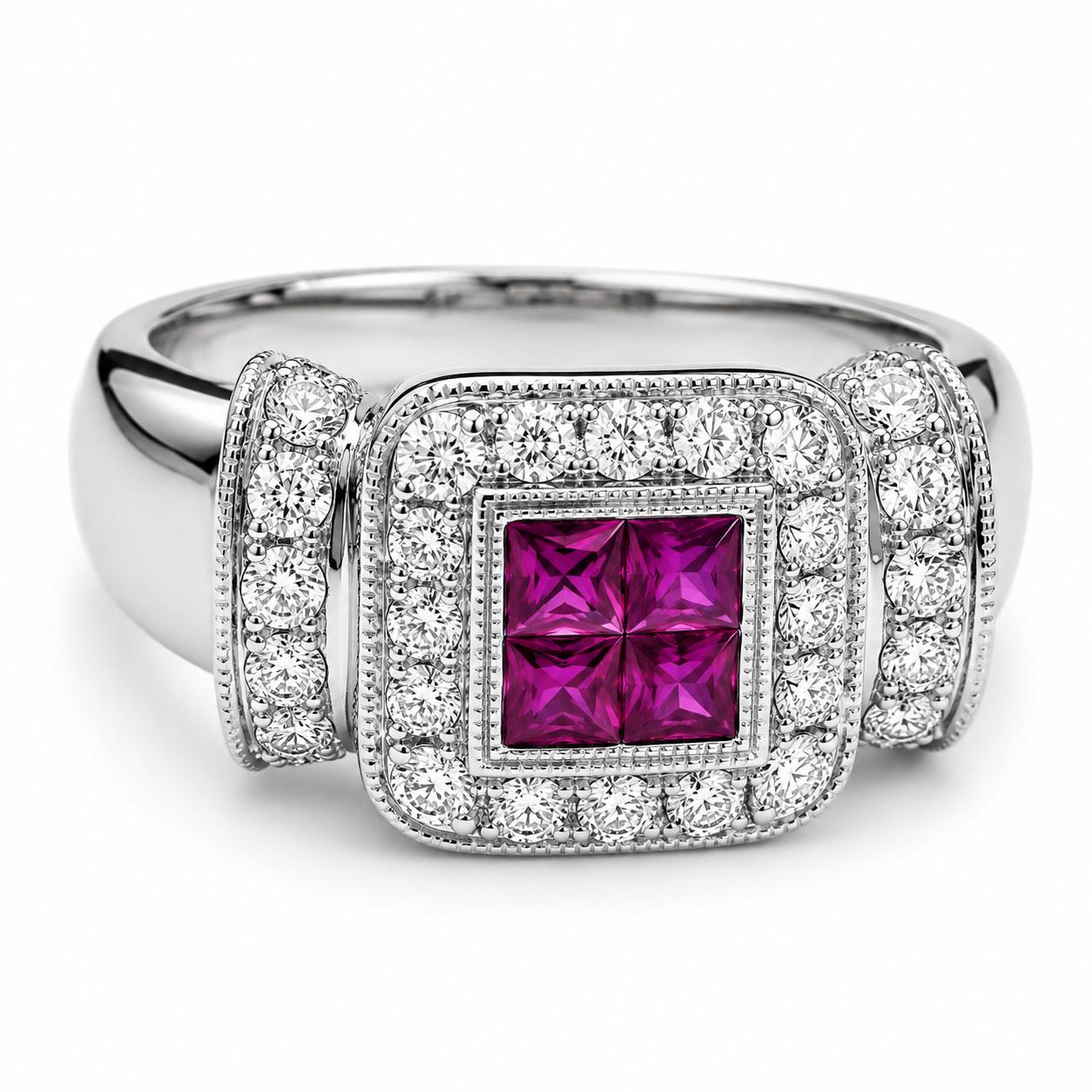 Ruby and Diamond Ring  